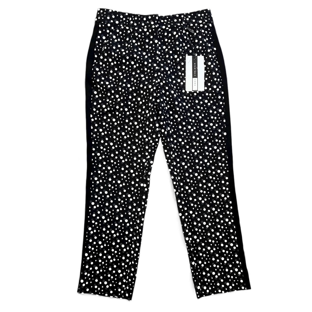 Sportmax code Black & White Polka Dot Trousers pants NEW workwear office